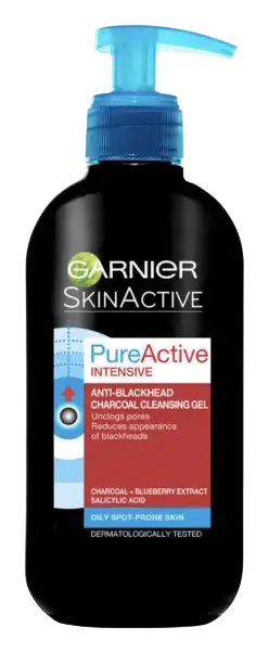 Garnier Pure Active Intensive Anti-Blackhead Charcoal Cleansing Gel UK