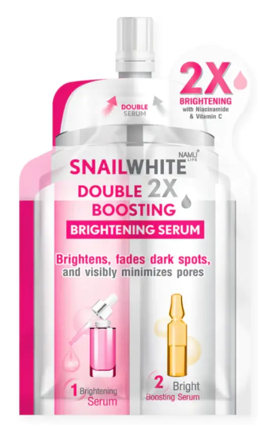 Snail White Double Boosting Brightening Serum