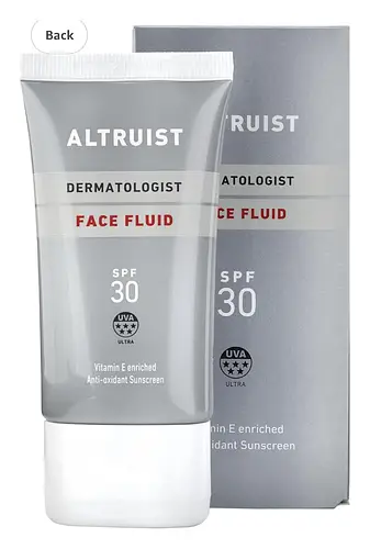 Altruist Dermatologist Face Fluid Sunscreen SPF 30