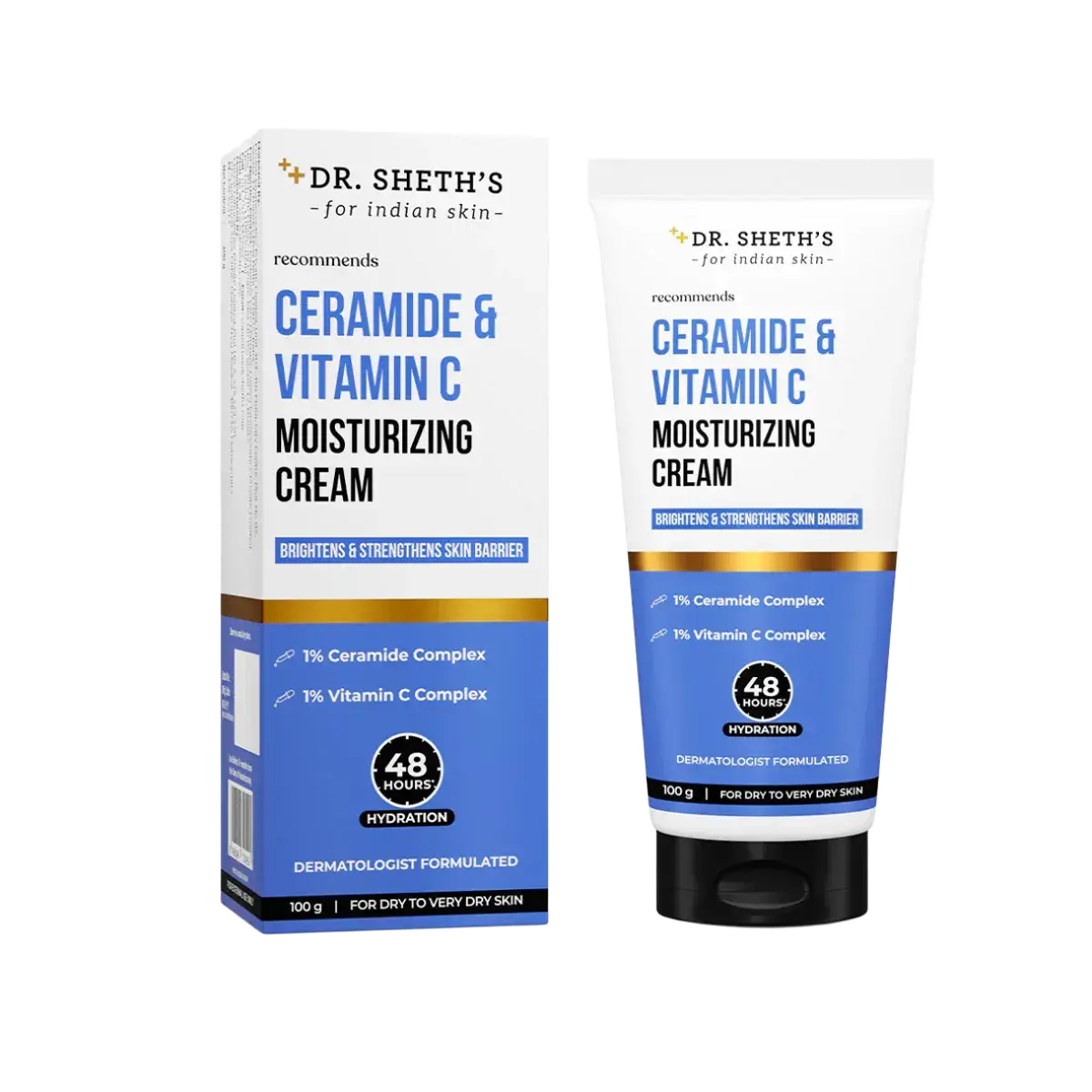 Dr. Sheth's Ceramide & Vitamin C Moisturizing Cream