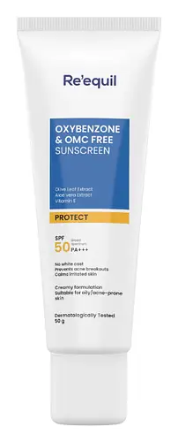 Re’equil Oxybenzone & OMC Free Sunscreen SPF 50