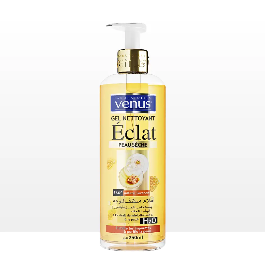 laboratoires venus Gel Nettoyant Éclat Peau Sèche