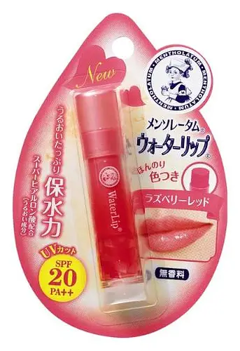 Rohto Mentholatum Water Lip Color Balm SPF 20 PA++ Raspberry Red