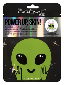 The Creme Shop Power Up, Skin! Animated Alien Face Mask - Power of Greens
