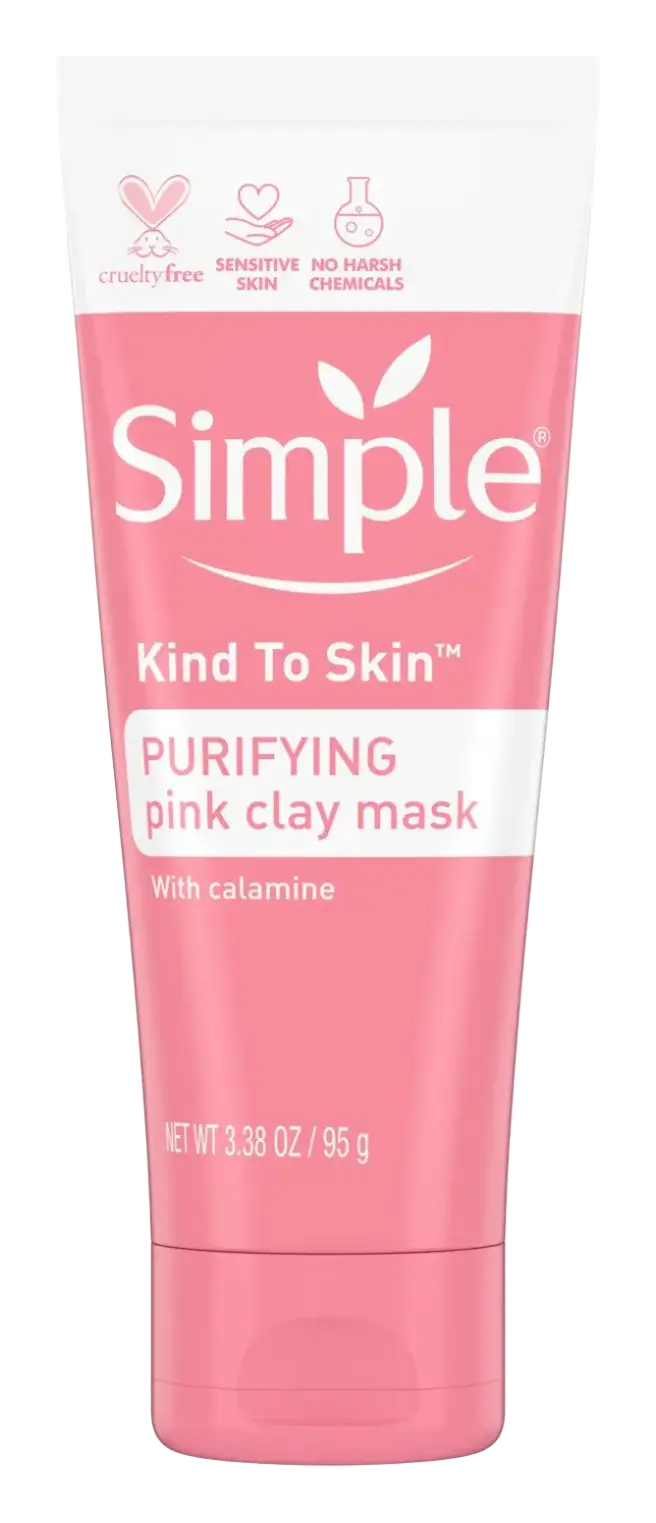 Simple Skincare Kind to Skin Pink Clay Face Mask