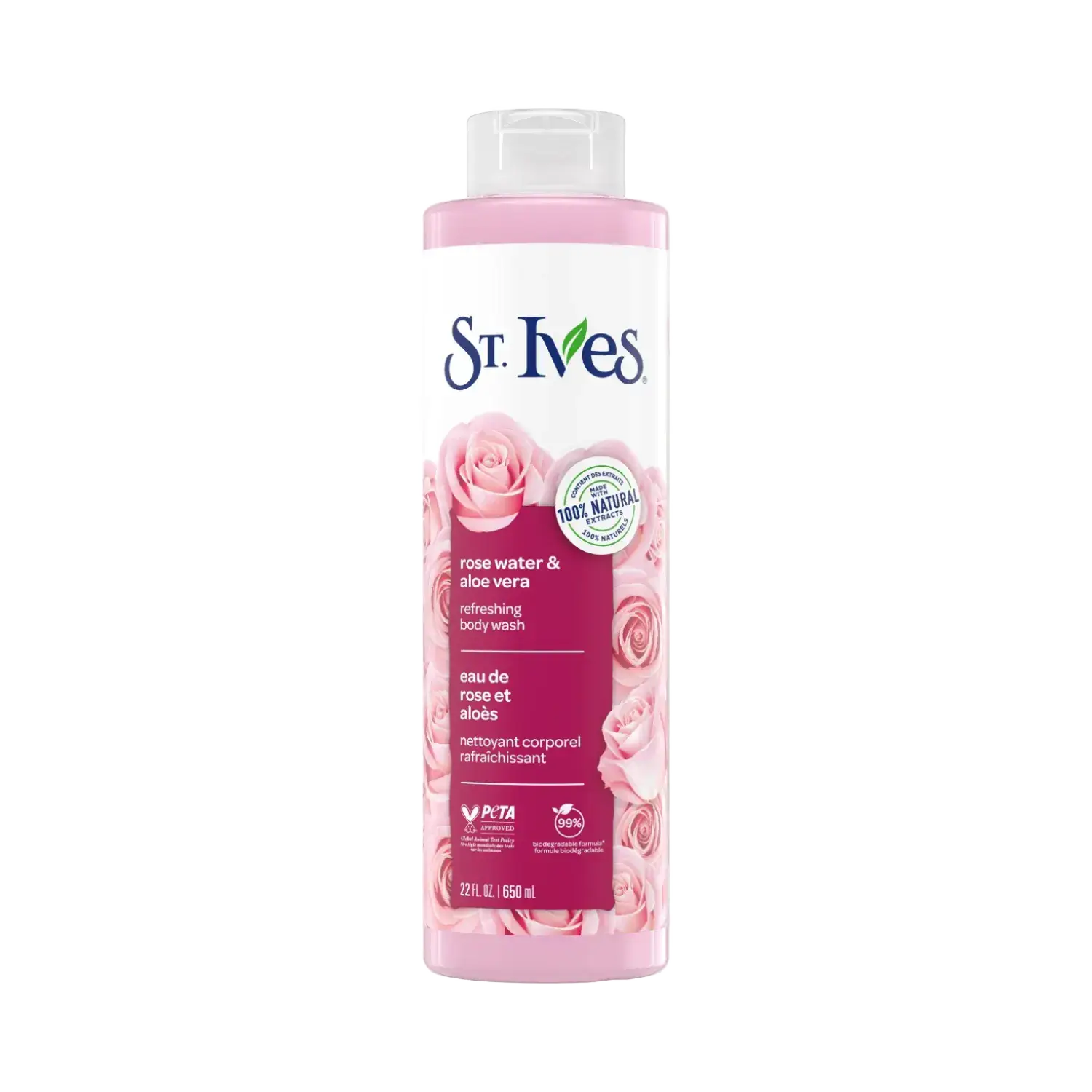 St. Ives Rose Water & Aloe Vera Refreshing Body Wash