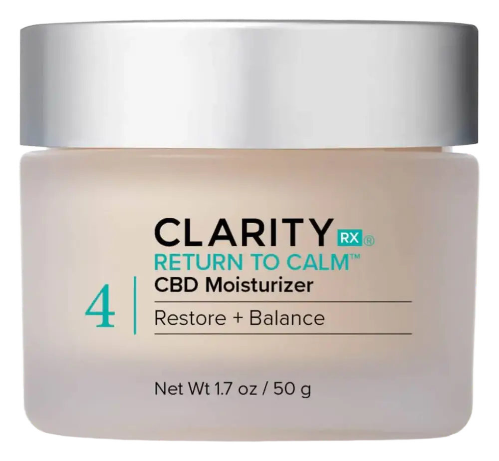 ClarityRx Return to Calm CBD Moisturizer