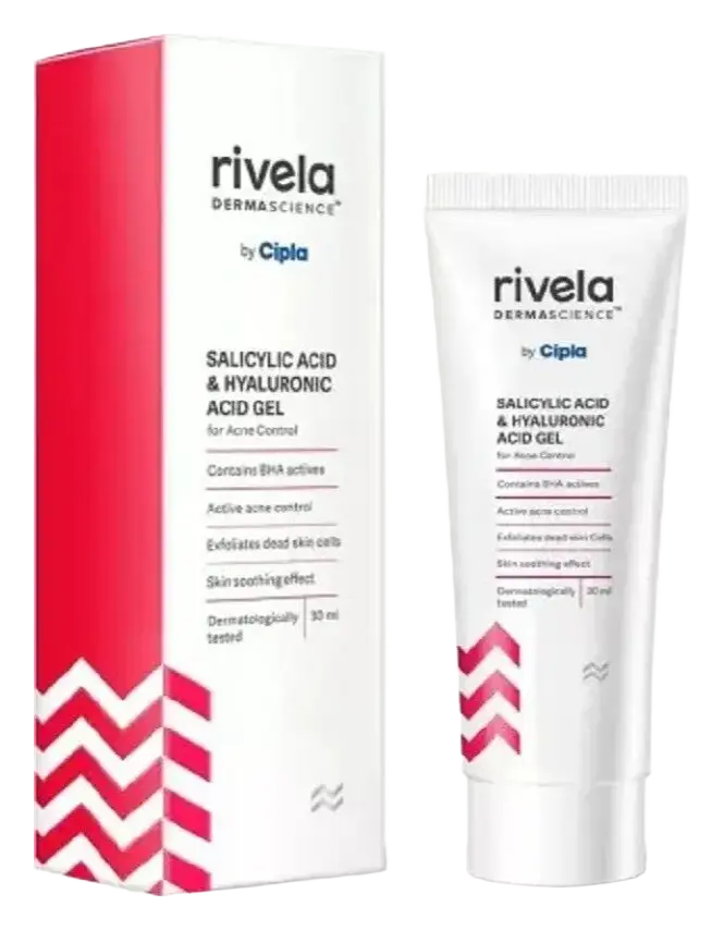 Rivela by Cipla Salicylic Acid and Hyaluronic Acid Gel