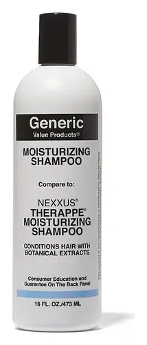 Generic Value Products Moisturizing Shampoo Compare to Nexxus Therappe