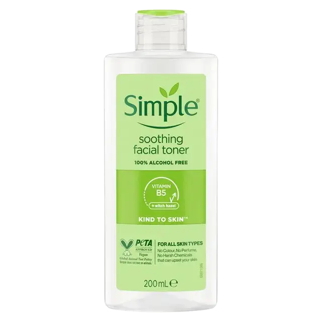 Simple Skincare Kind to Skin Soothing Facial Toner for All Skin Types