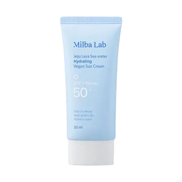 Milba Lab Jeju Lava Sea Water Hydrating Vegan Sun Cream SPF 50+ PA++++