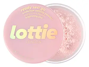 Lottie London Ready Set! Go Setting Powder Brightening pink