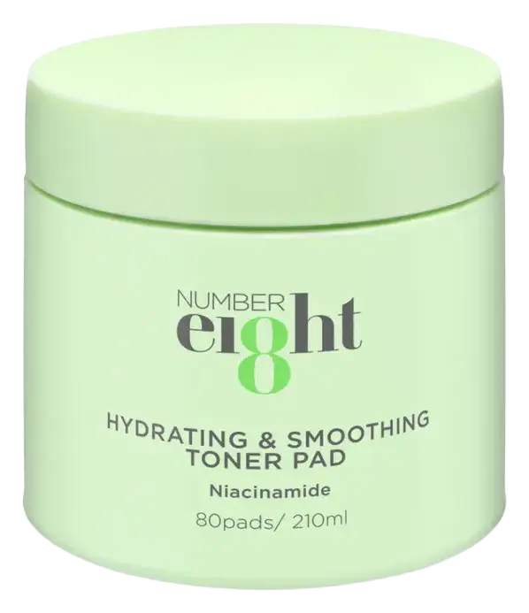 Number eI8ht Hydrating And Smoothing Toner Pad