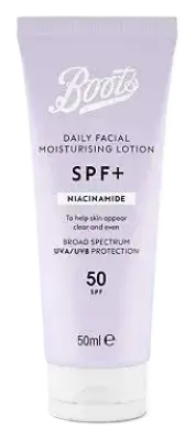Boots SPF+ Niacinamide Moisturising Lotion SPF50