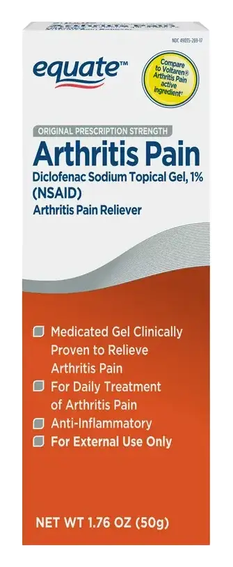 Equate Diclofenac Sodium Arthritis Pain Reliever Gel