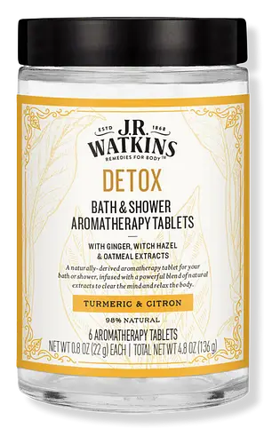 J.R. Watkins DETOX Bath & Shower Aromatherapy Tablets