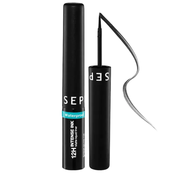 Sephora Collection 12HR Intense Ink Liquid Waterproof Eyeliner 01 Deep Black
