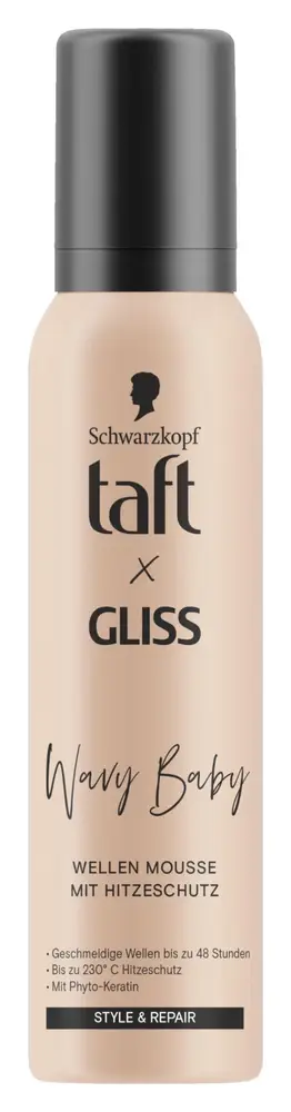 Taft xGliss Wavy Baby Wave Mousse