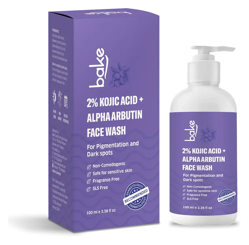 Bake 2% Kojic Acid + Alpha Arbutin Face Wash