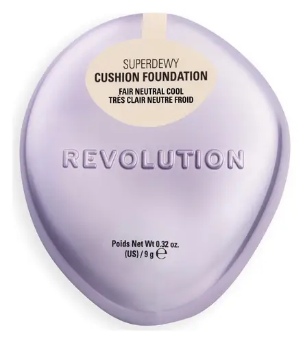 Revolution Beauty Superdewy Cushion Foundation Fair Neutral Cool