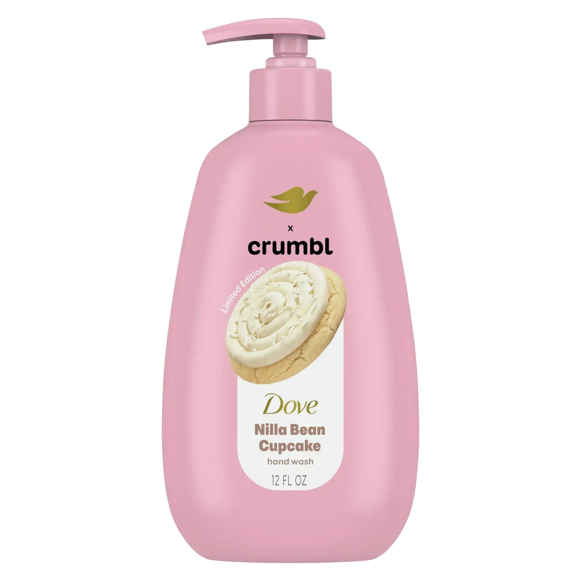 Dove Crumbl Liquid Hand Wash Nilla Bean Cupcake