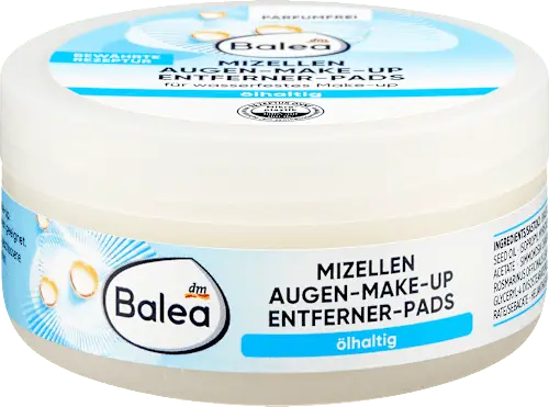 Balea Mizellen Augen-Make-Up Entferner-Pads Olhaltig