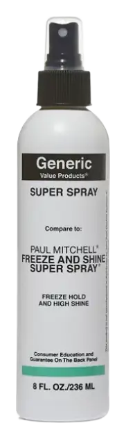 Generic Value Products Super Spray Compare to Paul Mitchell Freeze and Shine Super Spray
