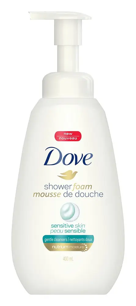 Dove Shower Foam Sensitive Skin Foaming Body Wash