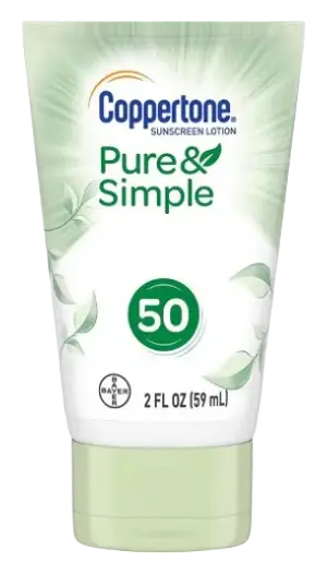 Coppertone Pure & Simple Face SPF 50