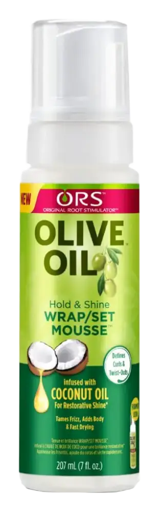 ORS Hair Care Olive Oil Hold & Shine Wrap/Set Mousse