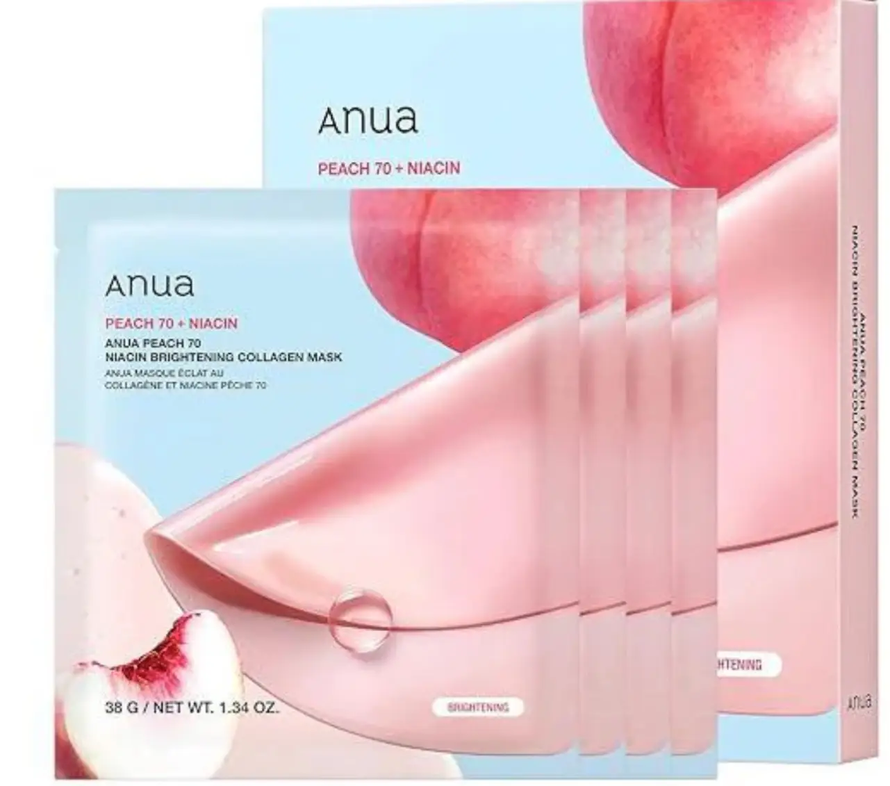 Anua Peach 70 Niacin Brightening Collagen Mask