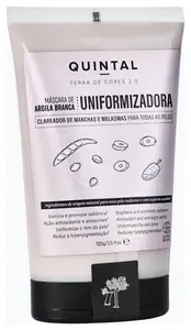 Quintal Dermocosméticos Máscara De Argila Branca Uniformizadora 2.0