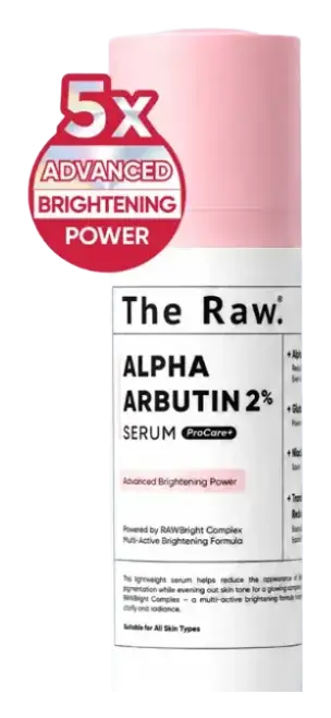The Raw Alpha Arbutin 2% Serum ProCare+