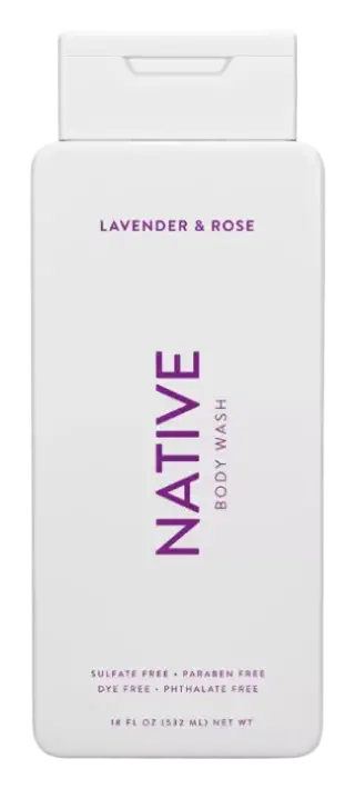 Native Body Wash Lavender & Rose