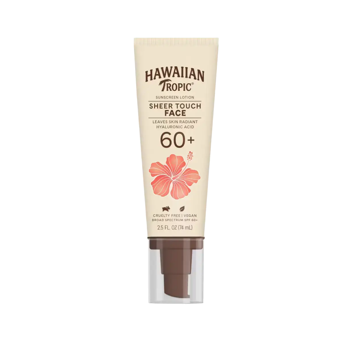 Hawaiian Tropic Sheer Touch Face Sunscreen Lotion SPF 60+