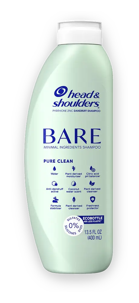 Head & Shoulders Bare Pure Clean Sulfate-Free Dandruff Shampoo USA