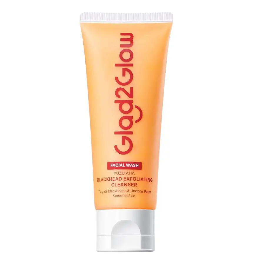 Glad2Glow Yuzu AHA Blackhead Exfoliating Cleanser