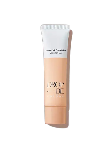 Drop BE Colors Cover Pick Foundation 01 Clear Beige