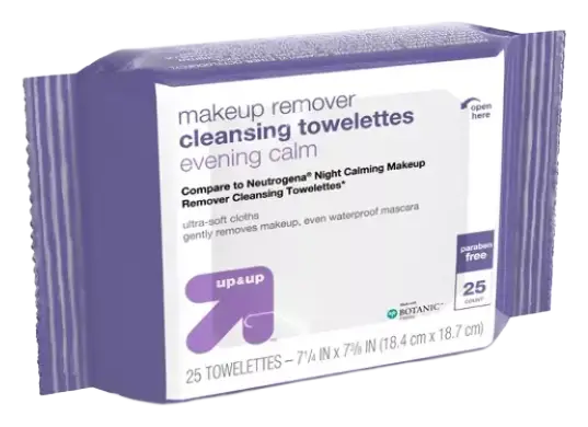up&up Makeup Remover Cleansing Towelettes Evening Calm
