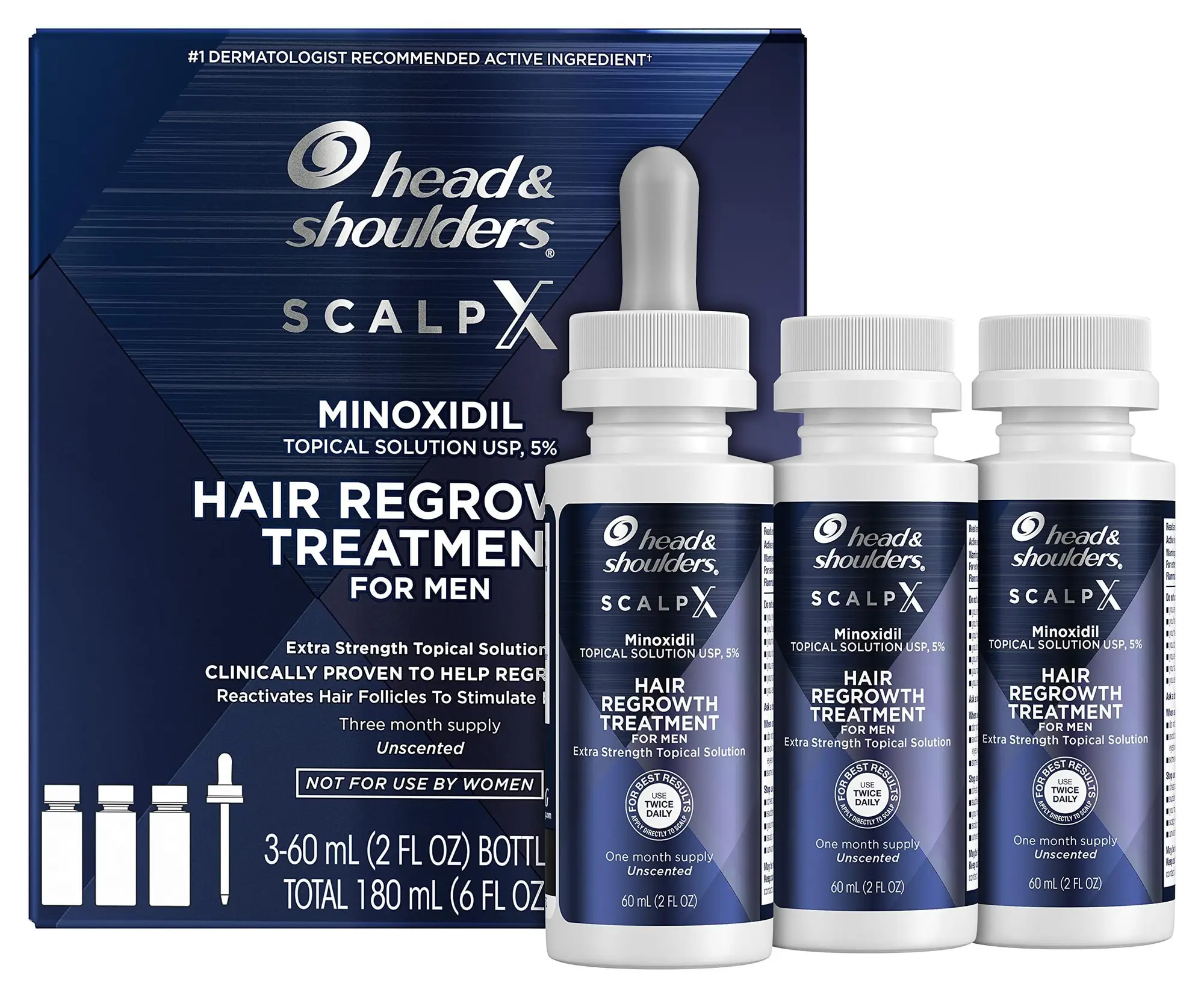 Head & Shoulders Scalp X 5% Minoxidil for Men