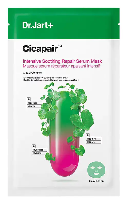Dr. Jart+ Cicapair Sensitive Skin Serum Face Mask For Redness