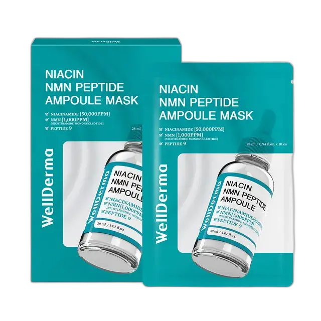 Wellderma G Plus Niacin Nmn Peptide Ampoule Mask