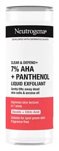 Neutrogena Clear & Defend+ Liquid Exfoliant With AHA + Panthenol UK