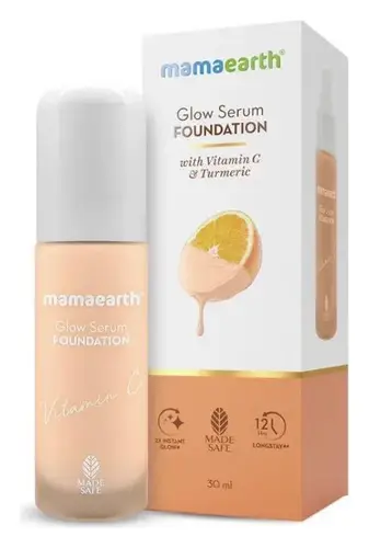 Mamaearth Glow Serum Foundation 01 Ivory