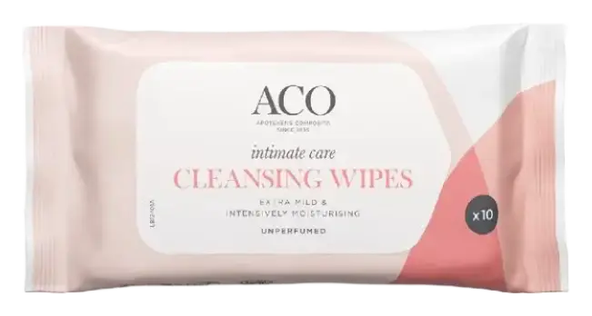 ACO Intimate Care Cleansing Wipes
