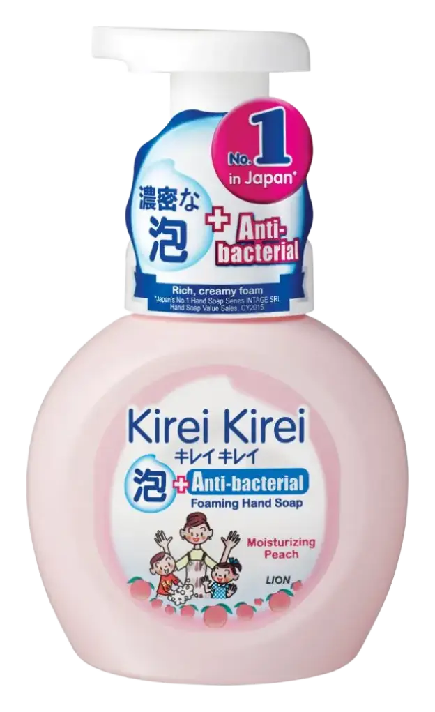 Lion Kirei Kirei Foaming Hand Soap Peach