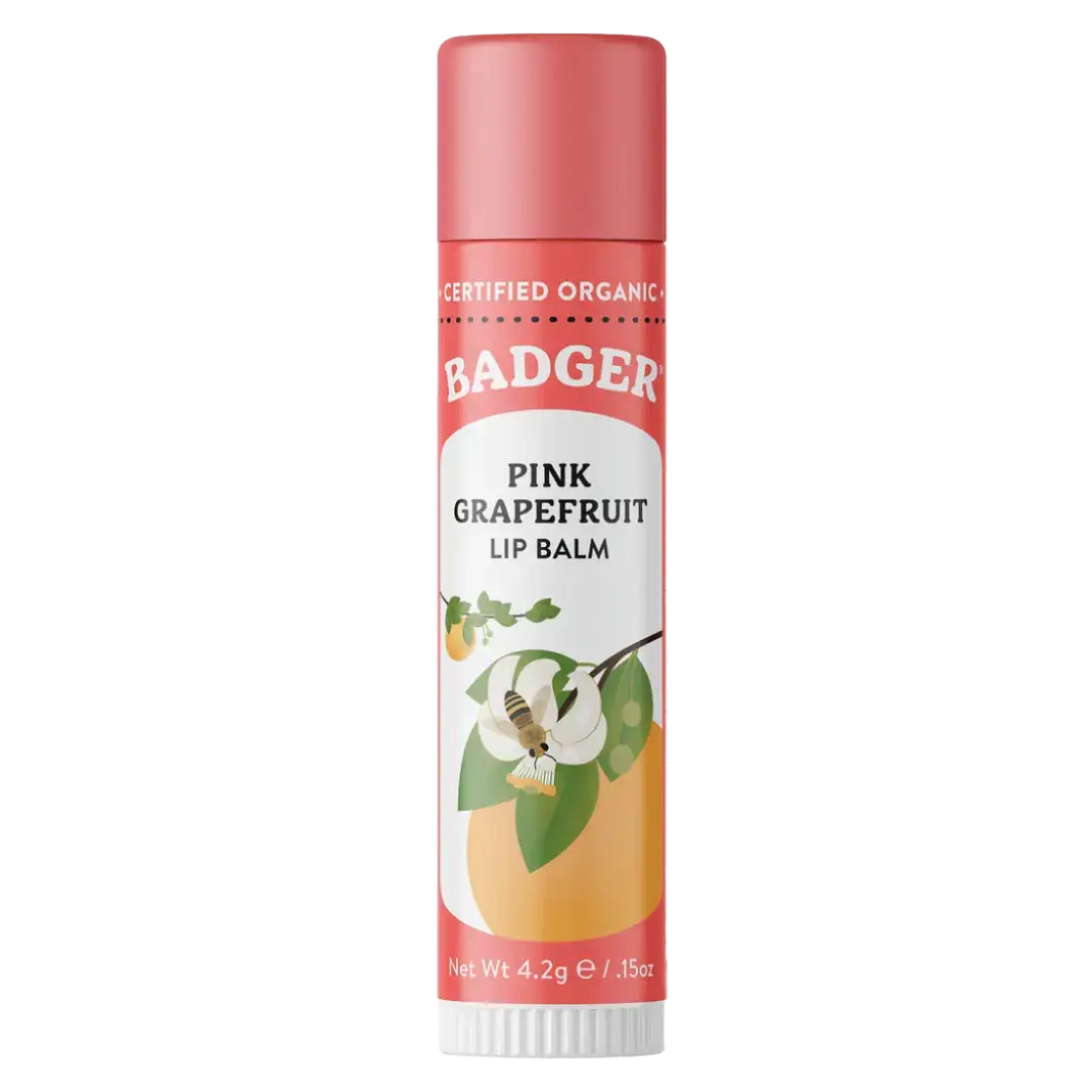 Badger Classic Lip Balm Pink Grapefruit
