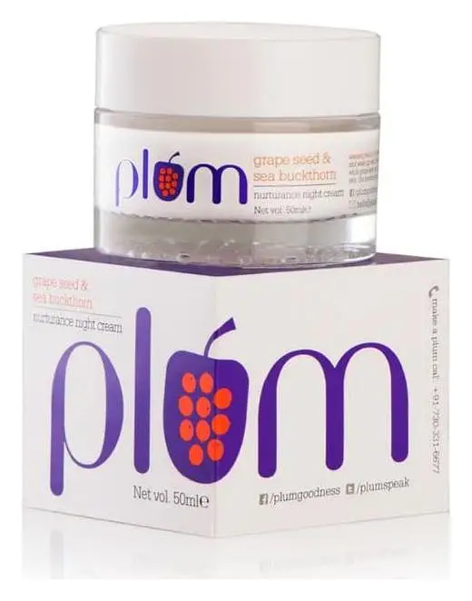 Plum Goodness Grape Seed & Sea Buckthorn Nurturance Night Cream
