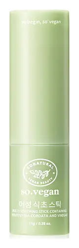 so natural So Vegan Multi-Soothing Stick With Houttuynia Cordata And Vinegar