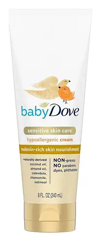 Dove Baby Melanin-Rich Skin Nourishment Sensitive Skin Care Hypoallergenic Cream